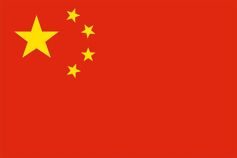 Flag China international driving permit