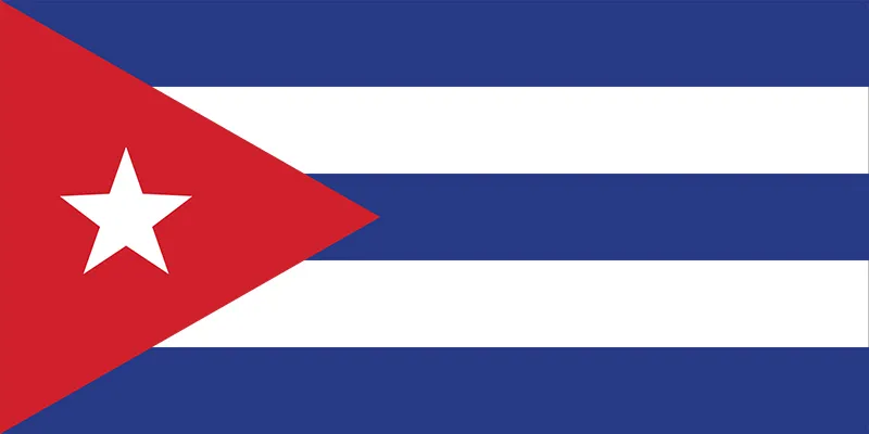 Flag Cuba international driving permit