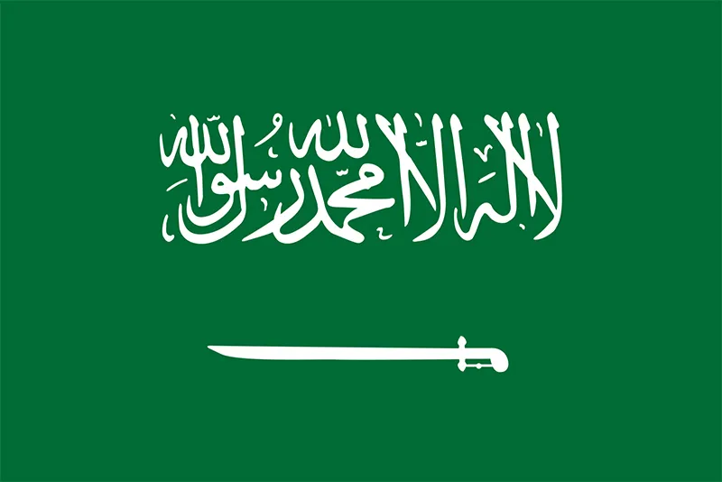 Flag Saudi Arabia international driving permit